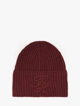 Bonnet Tommy hilfiger Rouge elevated AW17779