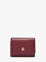 Portefeuille Tommy hilfiger Rouge th icon AW17737