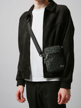 Sac Bandoulire Lacoste Noir lcst NH5087TX-vue-porte