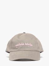 Casquette Calvin klein jeans Beige accessoires 4G5061G