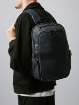 Sac  Dos Business Delsey Gris parvis + 3944608-vue-porte