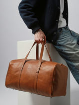 Sac De Voyage Vintage Paul marius Marron vintage CABINE-vue-porte