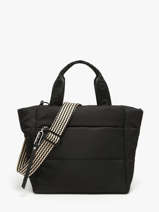 Sac Port� Main Et Bandouli�re Cumulus Nylon Recycl� Aube Noir cumulus 101CS04