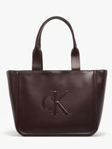 Sac Port paule Bold Monogram Calvin klein jeans Rouge bold monogram 4F3218G