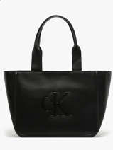 Sac Port� �paule Bold Monogram Calvin klein jeans Noir bold monogram 4F3218G