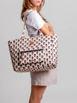 Sac Port paule A4 Adventurer Polyester Recycl Cabaia Beige adventurer TOTEBAGL-vue-porte