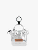 Porte-clefs Cabaia Argent lucky star STA