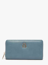 Portefeuille Zip Lulu castagnette Blauw zip CHRYS033