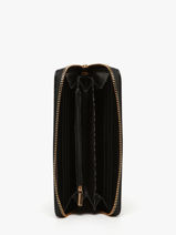 Portefeuille Zip Lulu castagnette Noir zip CHRYS033-vue-porte