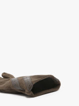 Gants Isotoner Vert women gloves 85255-vue-porte