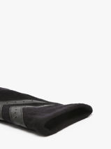 Gants Isotoner Noir women gloves 85229-vue-porte