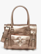Sac Lerive Gauche M  Cuir Paul marius Rose vintage M