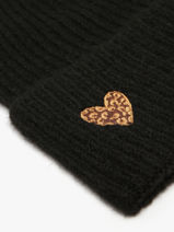 Muts Leopard Heart Pieces Zwart niva 17153233-vue-porte