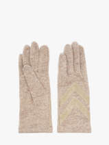 Handschoenen Isotoner Beige women gloves 85229