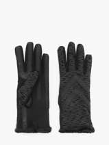 Gants Isotoner Noir women gloves 85304