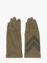 Gants Isotoner Vert women gloves 85229