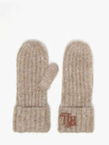 Gants Lauren ralph lauren Beige textile 54P04470