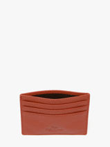 Porte-cartes Cuir Yves renard Orange foulonne 232-vue-porte