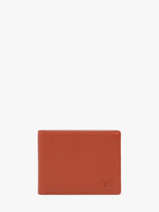 Portefeuille Cuir Yves renard Orange bicolor 2408