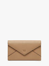 Portefeuille Enveloppe Cuir Yves renard Beige enveloppe 29283