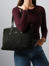 Sac Port� �paule Polaire Miniprix Marron polaire S031-vue-porte