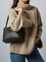 Sac Port� �paule Maya Hexagona Beige maya 2120205-vue-porte