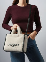 Sac Port Main Heritage Lacoste Beige heritage NF5116HX-vue-porte