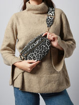 Sac Banane Miniprix Noir sangle 3-vue-porte