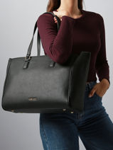 Sac Port paule Este Laurent david Noir ld bags 988-vue-porte