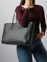 Sac Port� �paule Est�e Laurent david Bleu ld bags 988-vue-porte