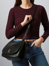 Sac Bandouli�re Katy Laurent david Noir ld bags 995-vue-porte