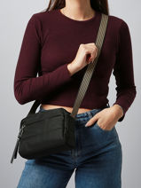 Sac Bandouli�re Cumulus Nylon Recycl� Aube Noir cumulus 101CS01-vue-porte