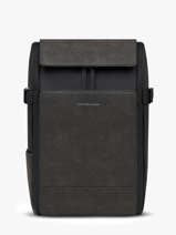 Bali Medium - Sac � Dos 1 Compartiment + Pc 16" Kapten and son Noir bali M