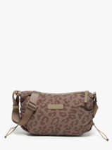 Sac Bandouli�re Skara Small Leo Kapten and son Marron leo SL