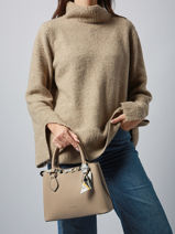 Sac Port Main Grained Miniprix Beige grained DQ8629-vue-porte