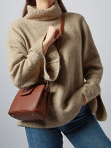 Sac Bandoulire Maya Hexagona Marron maya 2120204-vue-porte