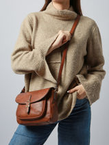 Sac Bandoulire Toscane Hexagona Marron toscane 579734-vue-porte