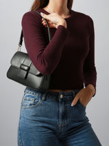 Sac Port paule City Lacoste Noir city NF5152AU-vue-porte