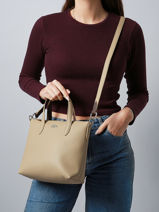 Sac Port Main Anna Lacoste Beige anna NF5126AA-vue-porte