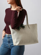 Sac Port paule L.12.12 Concept Seasonal Lacoste Blanc l.12.12 concept seasonal NF5133SJ-vue-porte