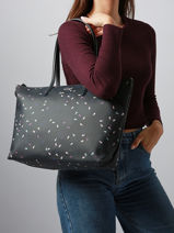 Sac Port paule A4 Holiday Lacoste Bleu holiday NF5141HN-vue-porte