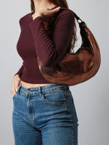 Schoudertas Crips Miniprix Bruin crips 88171-vue-porte