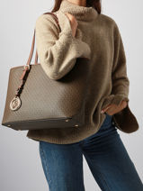 Sac Port paule Cr Miniprix Marron cr G922719A-vue-porte