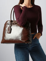 Sac Port paule London Miniprix Marron london KJ620662-vue-porte