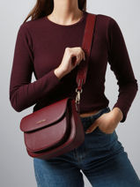 Cross Body Tas Est�e Laurent david Violet ld bags 982-vue-porte