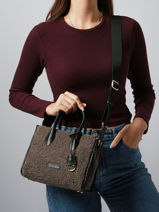 Sac Port� Main Sherpa David jones Noir sherpa CM7667-vue-porte