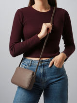 Sac Bandouli�re Alpes David jones Marron alpes A-vue-porte