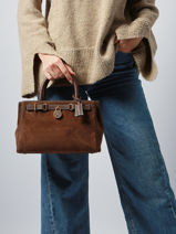 Sac Port Main American Icon Cuir Tommy hilfiger Marron american icon AW18202-vue-porte