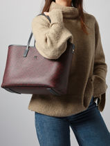 Sac Port paule Th Monoplay Tommy hilfiger Bleu th monoplay AW17696-vue-porte