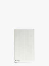 Porte-cartes Cuir Secrid Argent fluted CFL